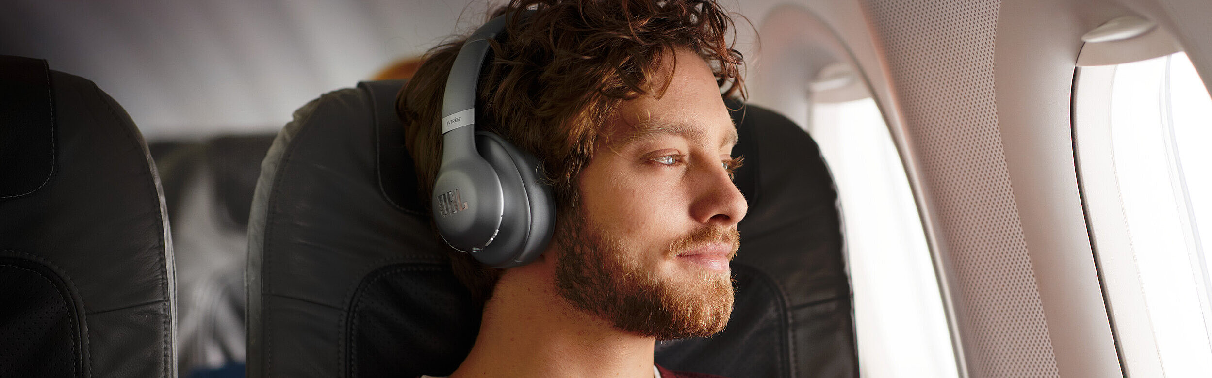 Passenger relaxed on board